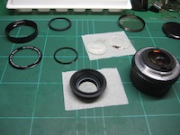 カメラ修理・SMCペンタックス50mm,F1.4