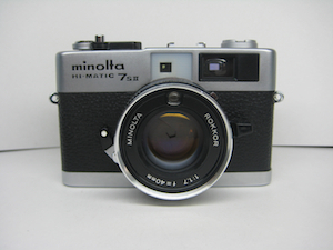 カメラ修理・ミノルタハイマチック7SⅡ・HI-MATIC7SⅡ