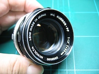 カメラ修理・ミノルタ55mm,F1.7rokkor カメラ修理・ミノルタ55mm,F1.7rokkor