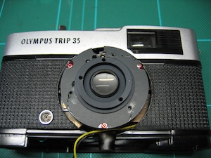 カメラ修理・オリンパスTrip35